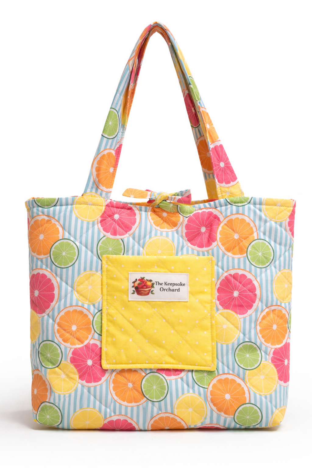 Orchard Market Tote Collection | Handmade Quilted Tote Bags