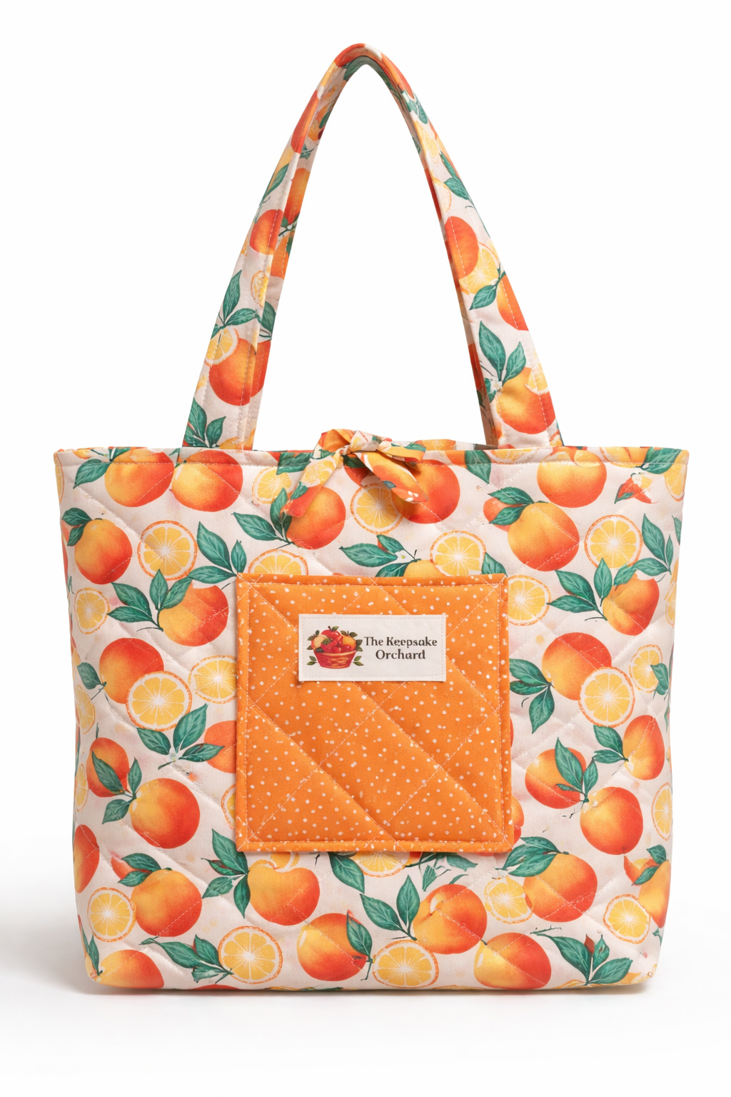 Orchard Market Tote Collection | Handmade Quilted Tote Bags