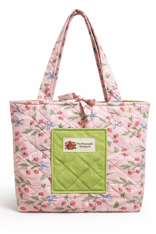 Orchard Market Tote Collection | Handmade Quilted Tote Bags