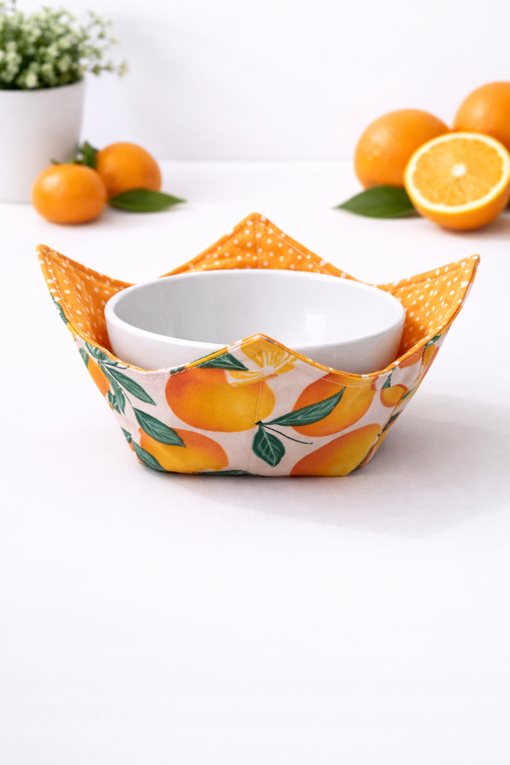 Orchard Bowl Cozies Collection | Handmade Quilted Bowl Cozies