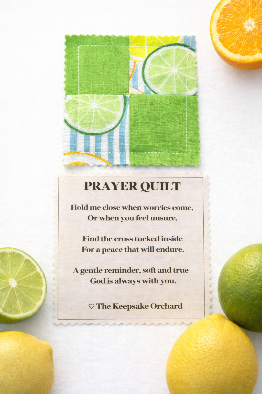 Orchard Pocket Prayer Quilt Collection | Handmade Quilted Prayer Quilts
