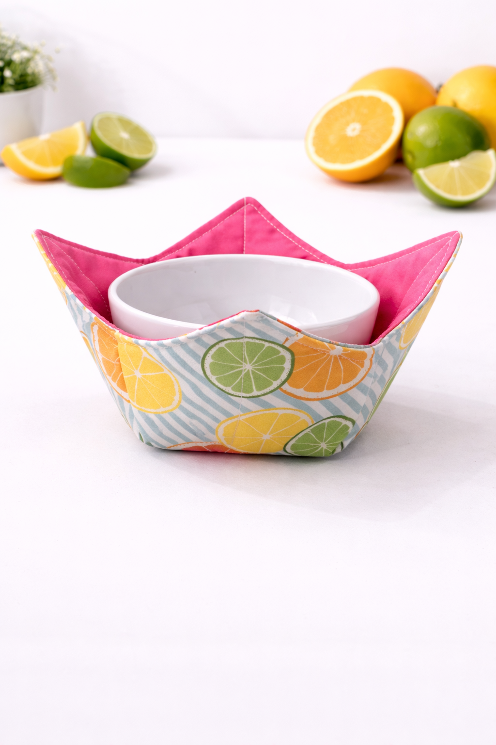 Orchard Bowl Cozies Collection | Handmade Quilted Bowl Cozies