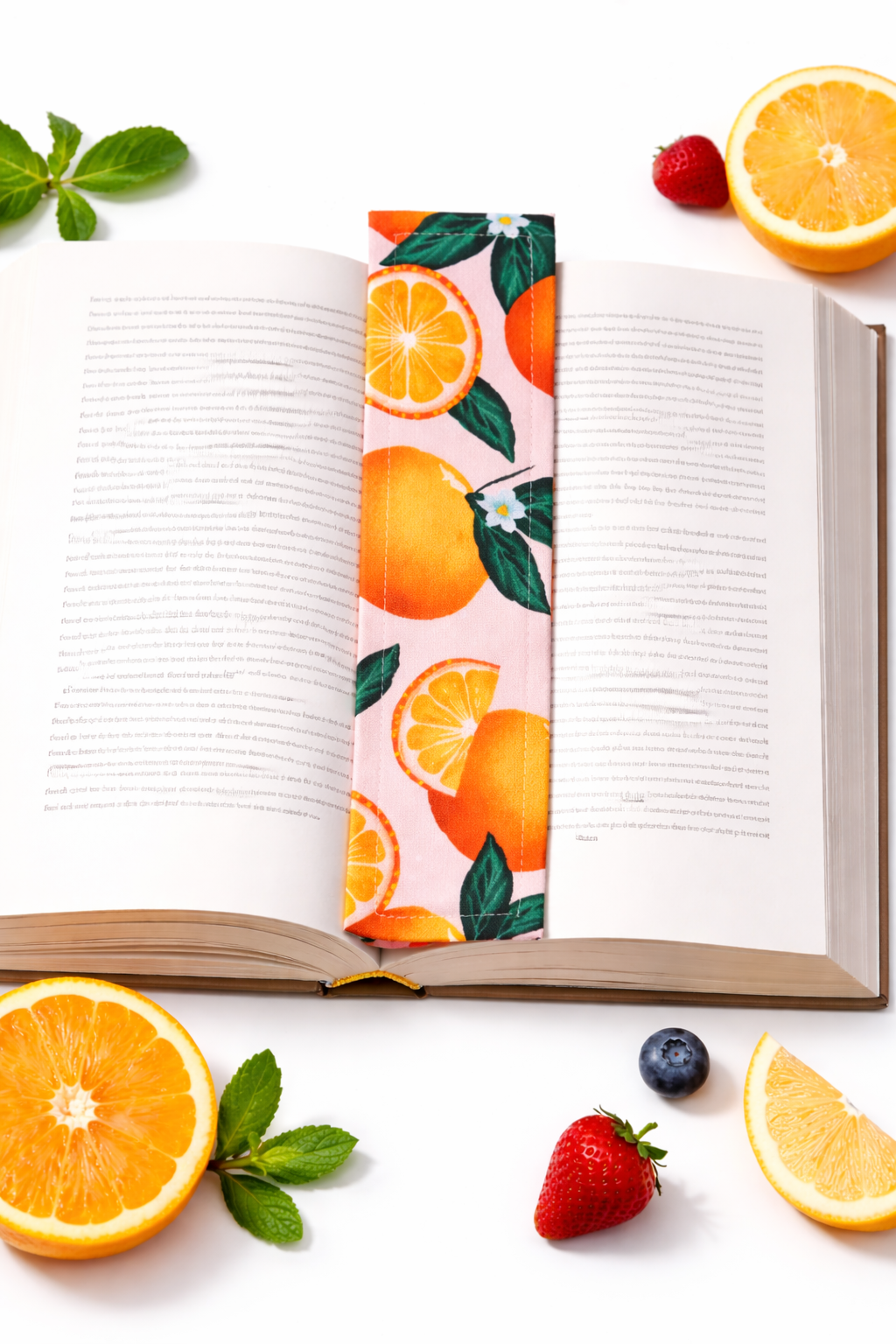 Orchard Simple Bookmark Collection | Handmade Fabric Bookmarks