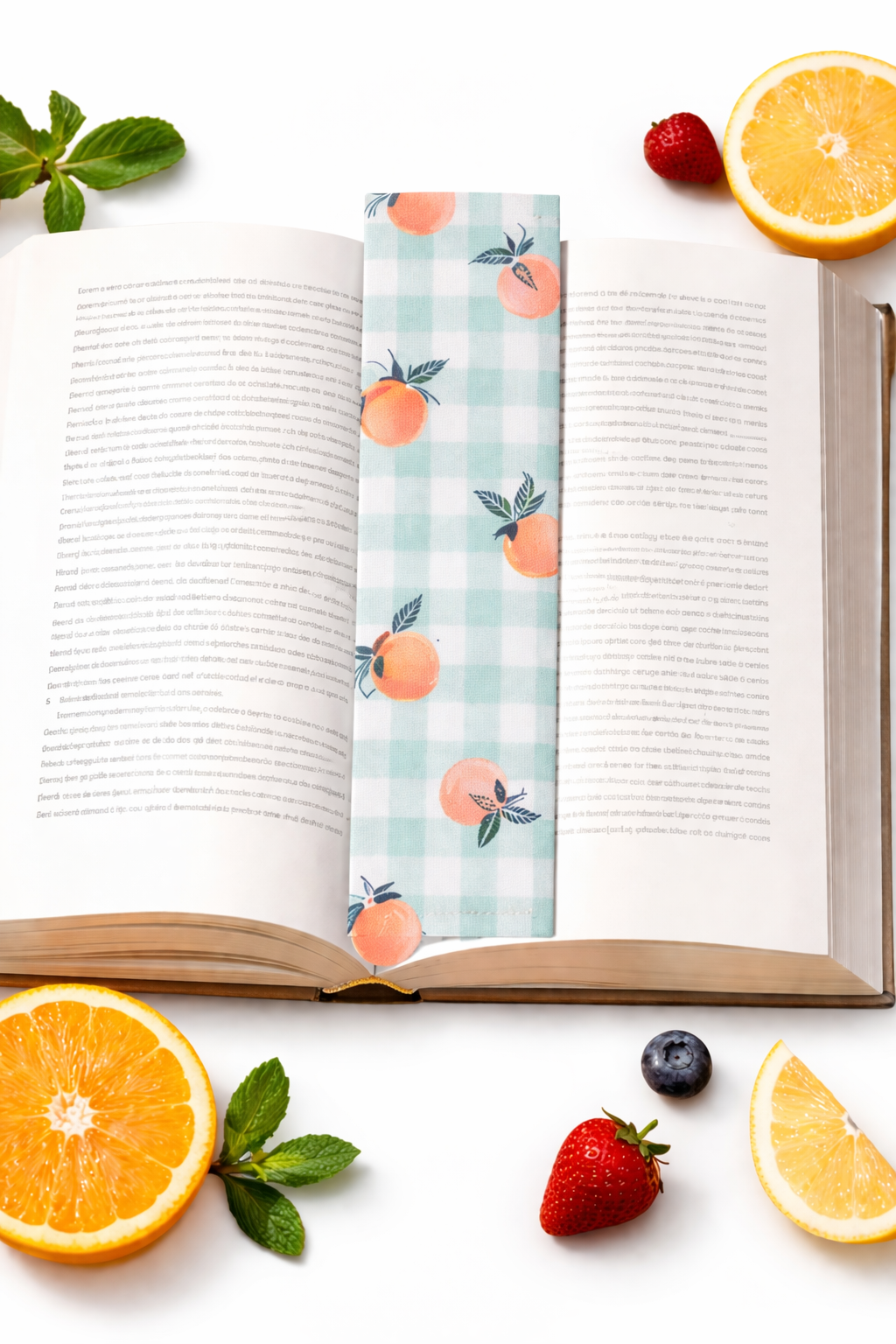 Orchard Simple Bookmark Collection | Handmade Fabric Bookmarks
