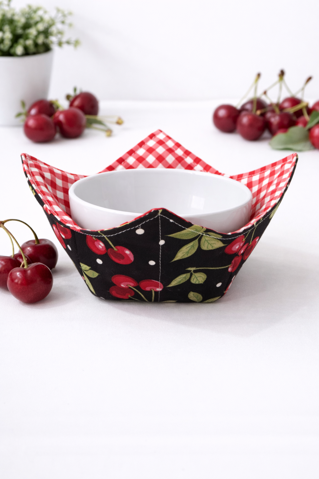 Orchard Bowl Cozies Collection | Handmade Quilted Bowl Cozies