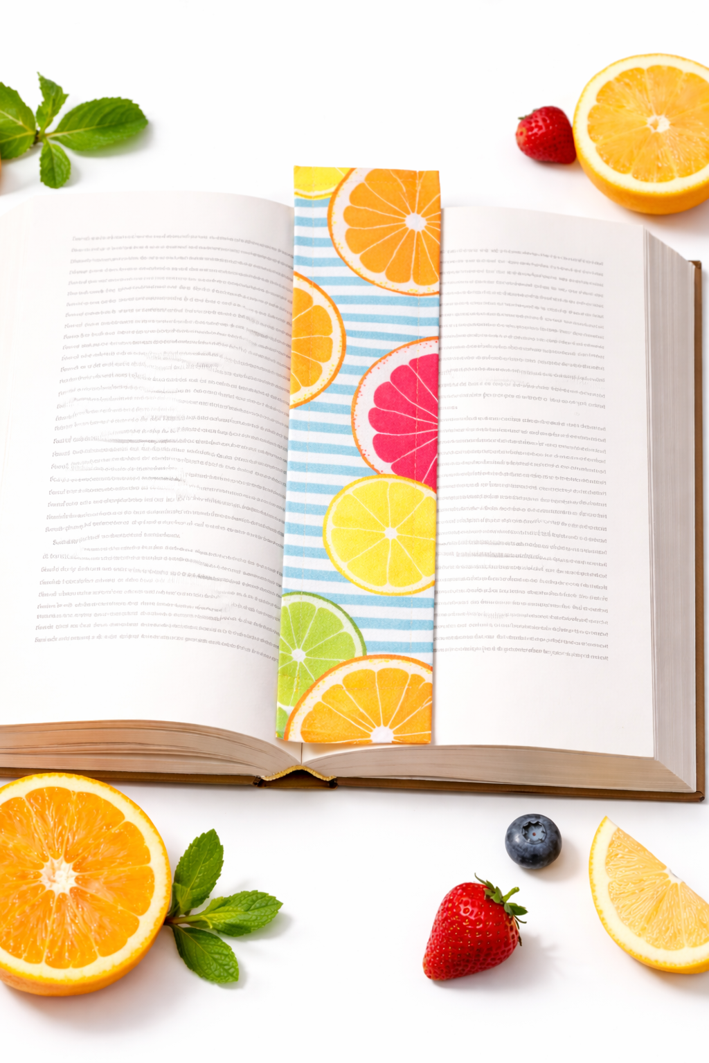 Orchard Simple Bookmark Collection | Handmade Fabric Bookmarks