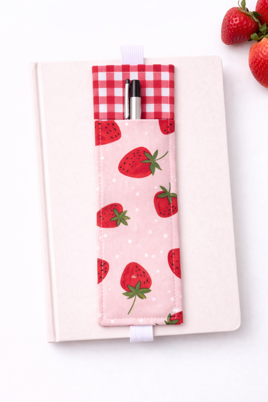 Orchard Book Band & Pen Holder Collection | Handmade Fabric Pen Holders