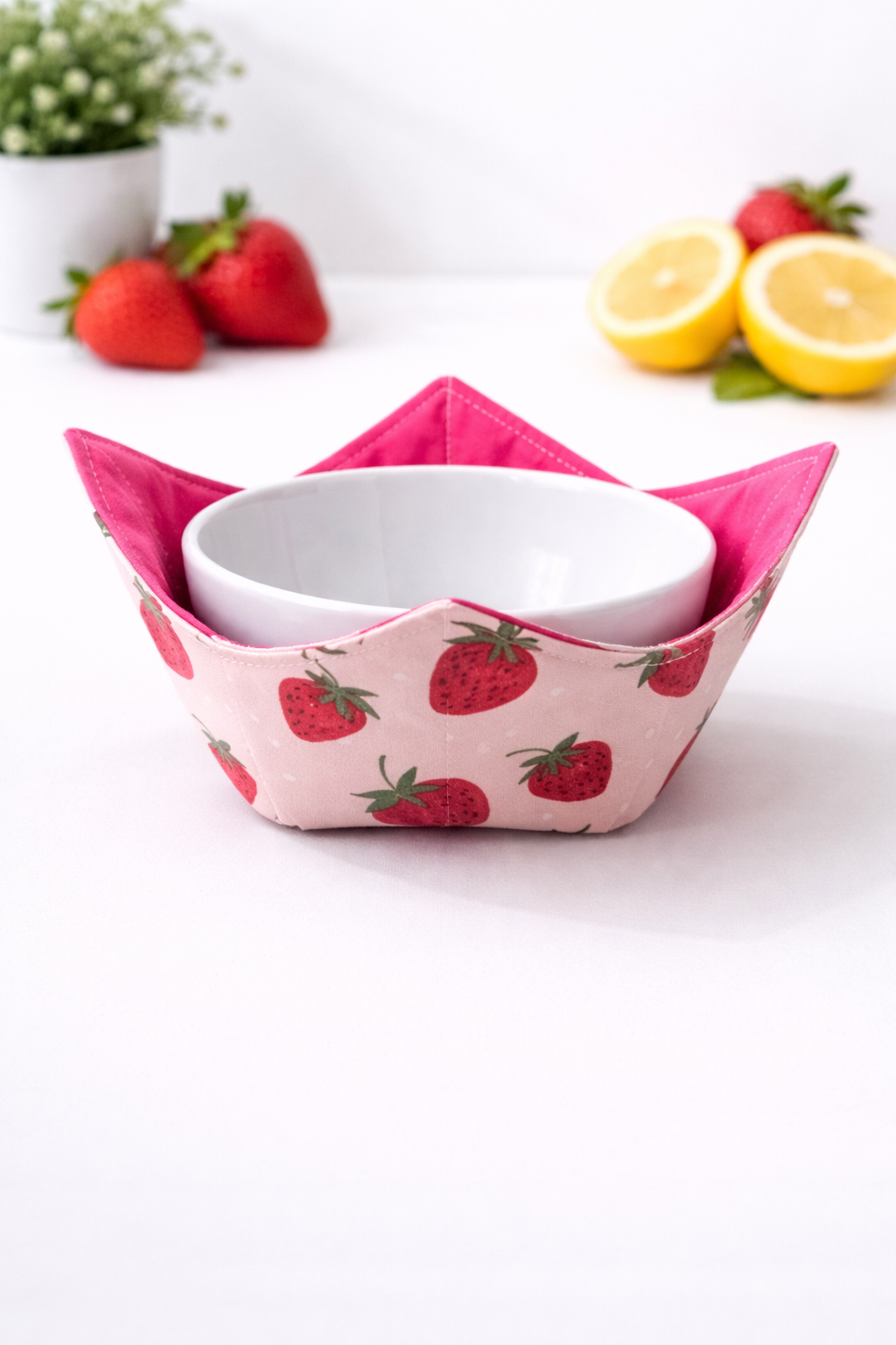 Orchard Bowl Cozies Collection | Handmade Quilted Bowl Cozies