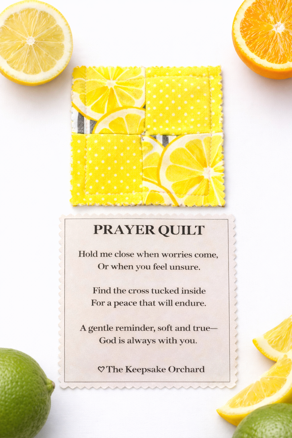 Orchard Pocket Prayer Quilt | 3-Pack Gift Set